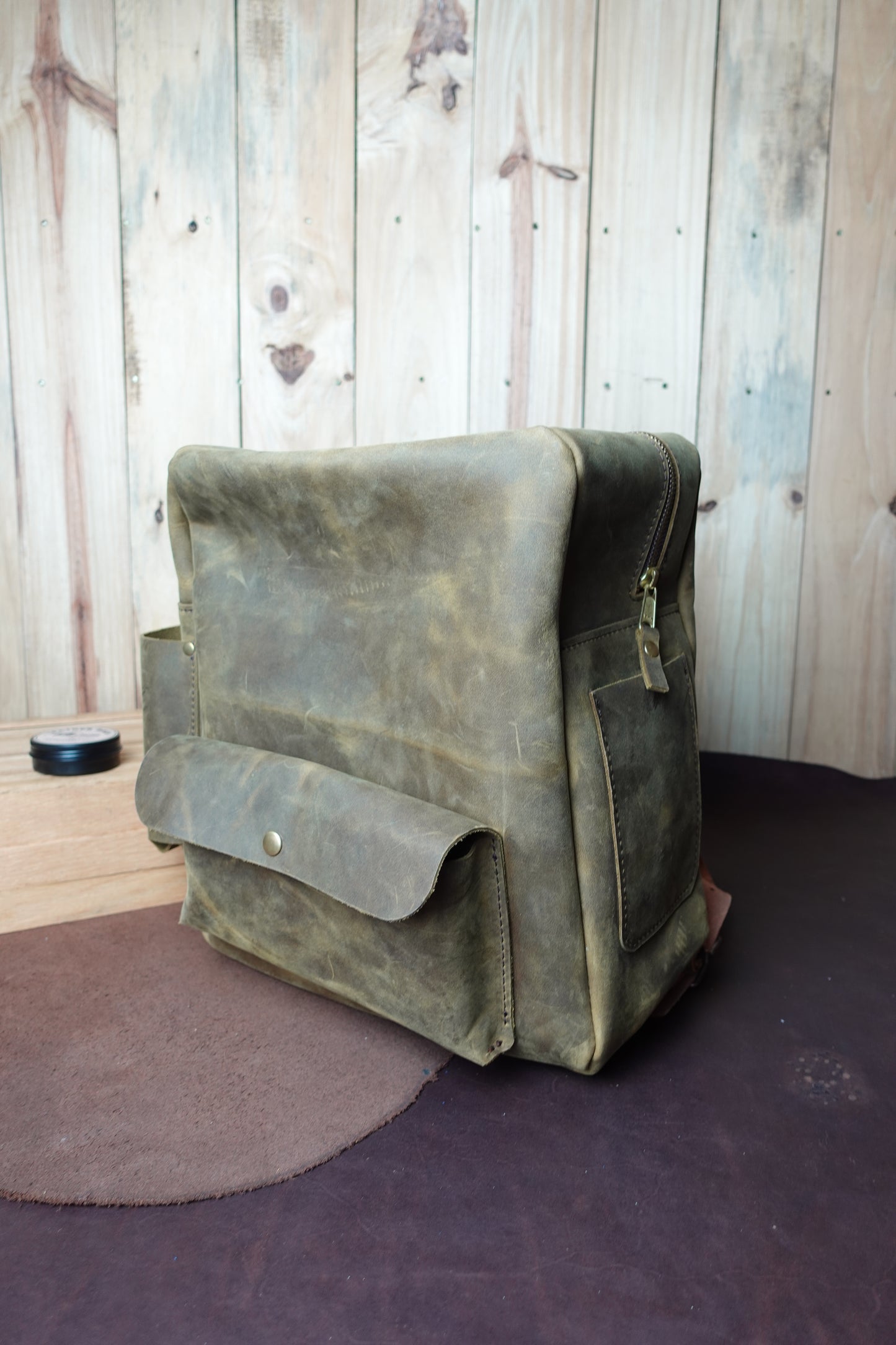 Leather Backpack