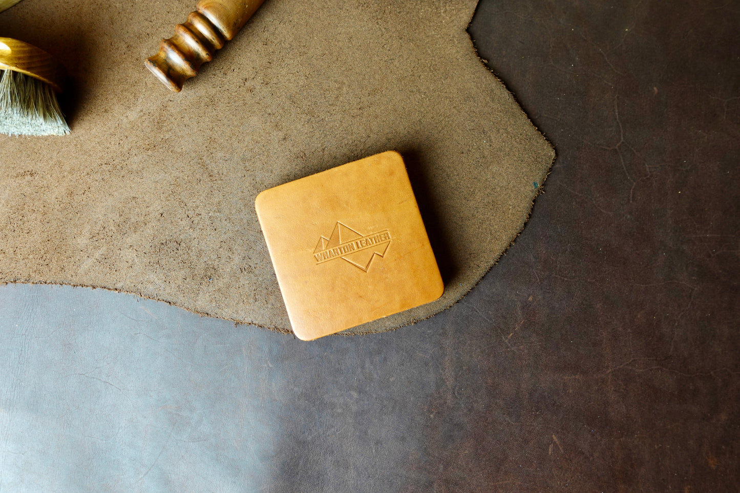 Leather Coasters (4 Pack)