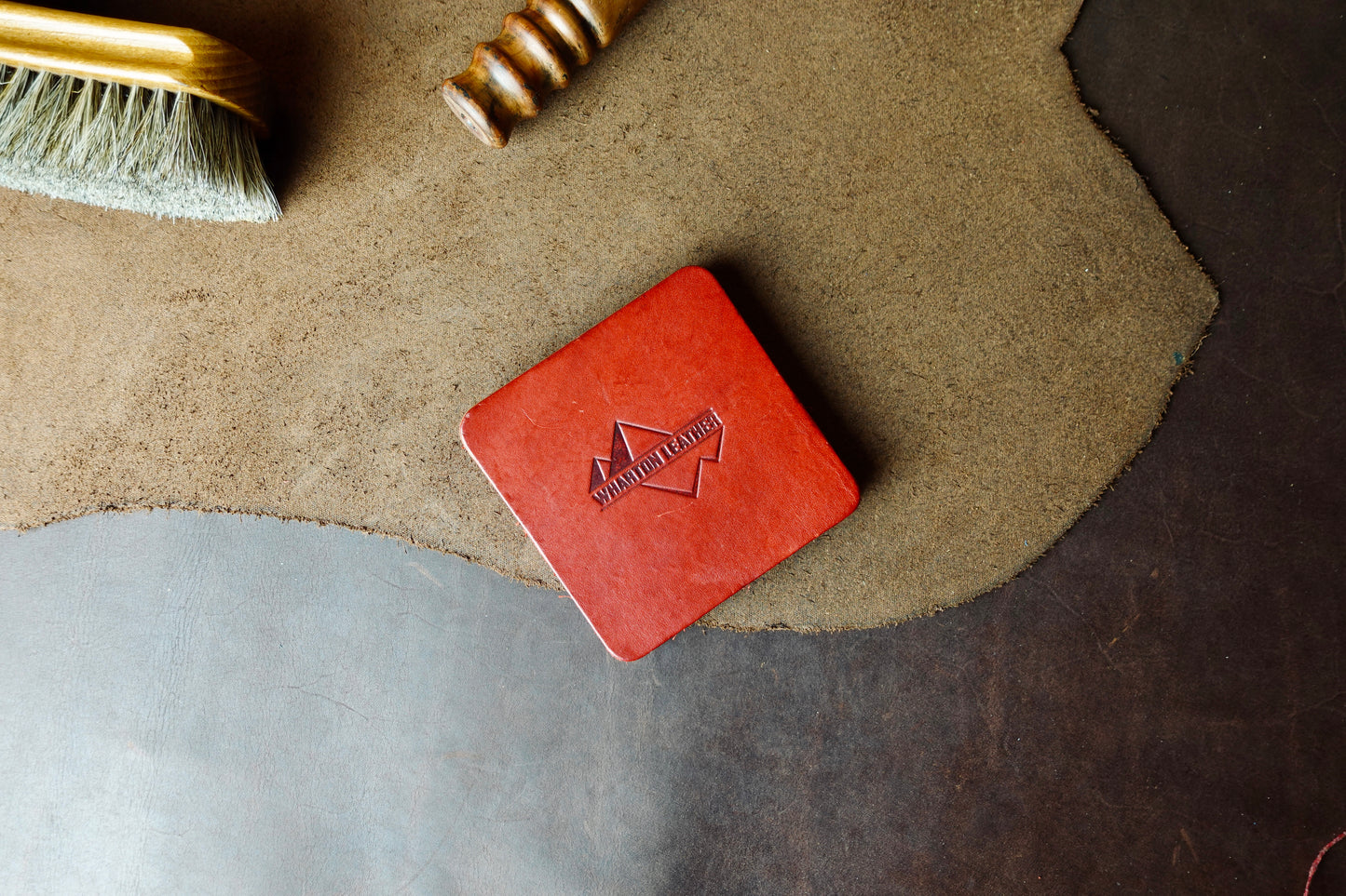 Leather Coasters (4 Pack)