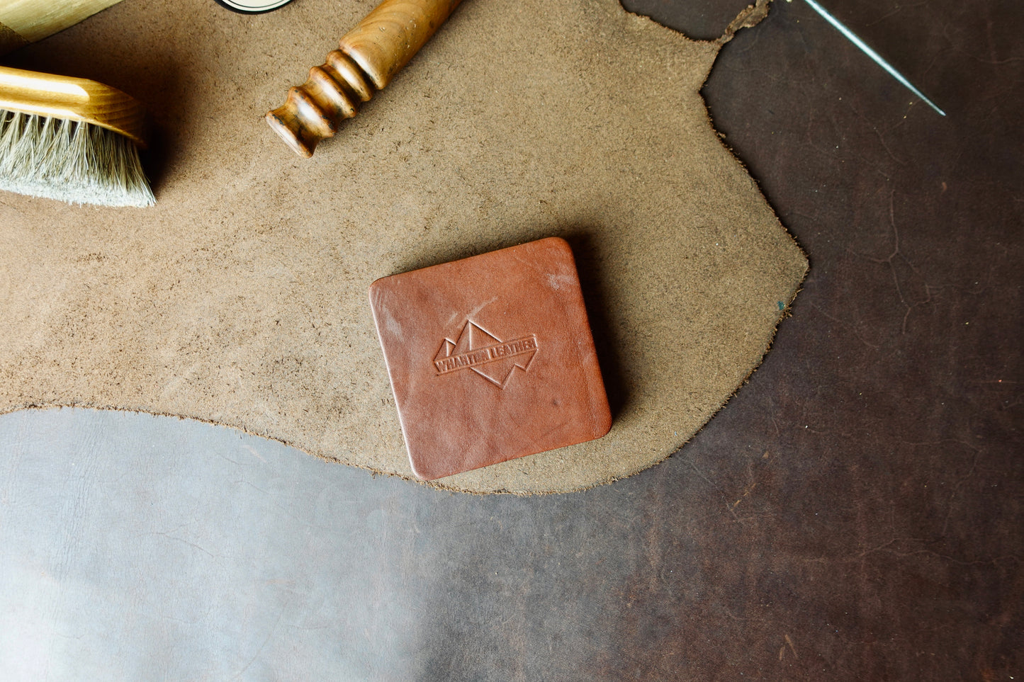 Leather Coasters (4 Pack)
